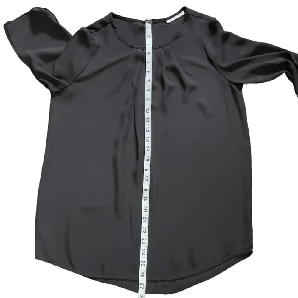 Coco and Main Round Neck Georgette Top Size Medium - Picture 6 of 8